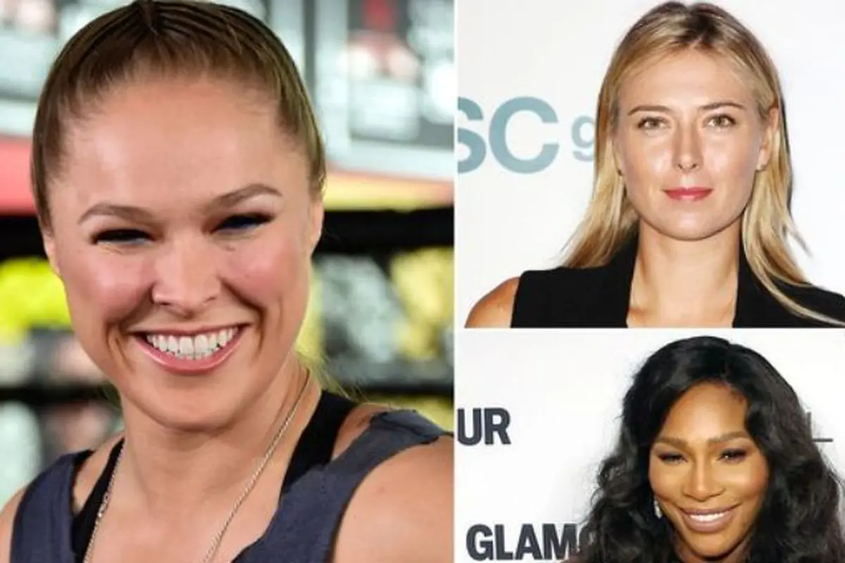 Ronda Rousey-Maria Sharapova-Serena Williams