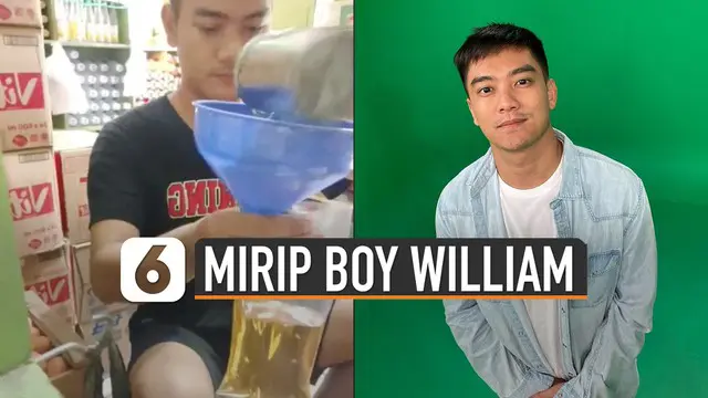 VIDEO: Viral Pedagang Minyak Berwajah Mirip Boy William