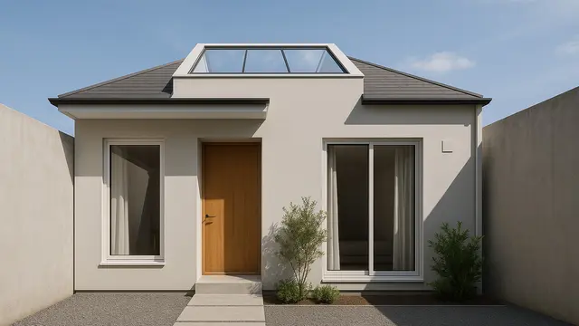 Model Rumah Minimalis Sederhana 1 Lantai Ini Nyaman Ditinggali/Ilustrasi gambar oleh AI