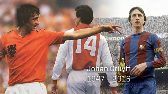 Johan Cruyff merupakan talenta hebat yang pernah menghiasi dunia sepak bola era 70-an. Kariernya di dunia sepak bola terbilang sukses sebagai pemain maupun pelatih.