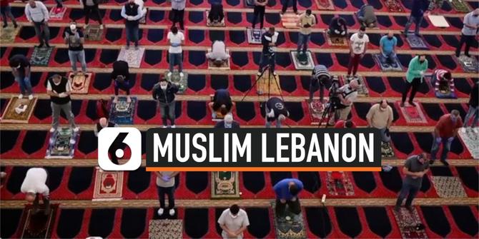 VIDEO: Warga Lebanon Ibadah Ramadan di Masjid dengan Masker
