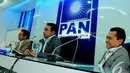 Fraksi PAN menggelar konferensi pers di Kantor Fraksi PAN, Komplek Parlemen, Jakarta, Selasa (4/11/2014).(Liputan6.com/Andrian M Tunay)