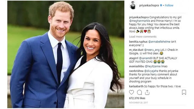 Dikabarkan Berseteru, Ini Momen Persahabatan Meghan Markle dan Priyanka Chopra