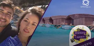 Wah, ternyata Hamish Daud dan Raisa masih berbulan madu, dan sekarang lagi di maldives.