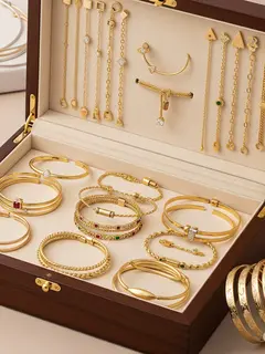 Model Gelang Emas 3 Gram Terbaru untuk Tangan Kurus Anti Longgar. Foto: Gemini