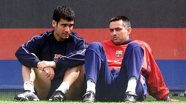 Jose Mourinho dan Pep Guardiola