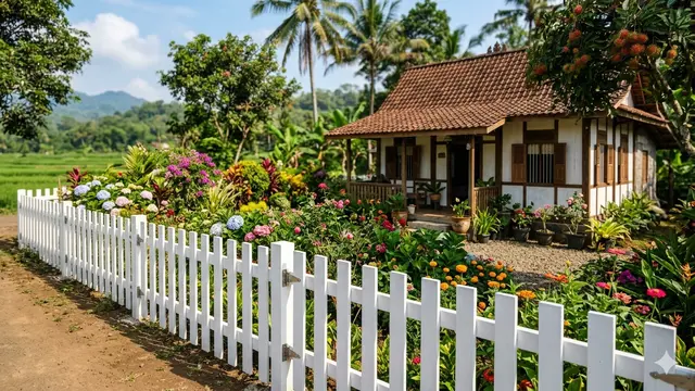 Model Pagar Rumah Kampung yang Terlihat Estetik di Tahun 2026