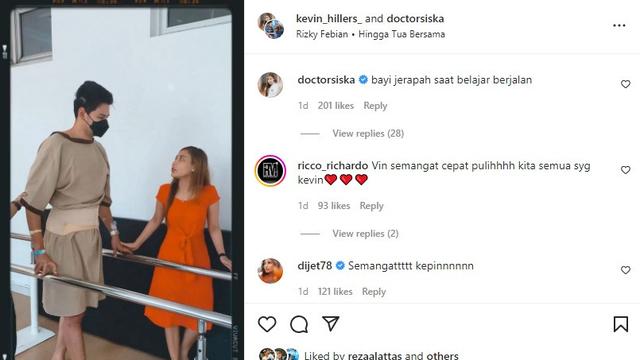 Kevin Hillers bintang Ikatan Cinta dirawat di RS karena saraf terjepit dan patah tulang (Foto: Instagram @kevin_hillers_)