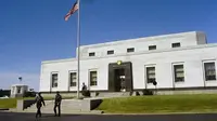 Tempat Penyimpanan Cadangan Emas Amerika Serikat di Fort Knox, Kentucky, pada tahun 1974. (Foto AP, Arsip)