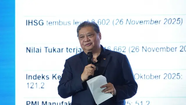 Menteri Koordinator Bidang Perekonomian, Airlangga Hartarto
