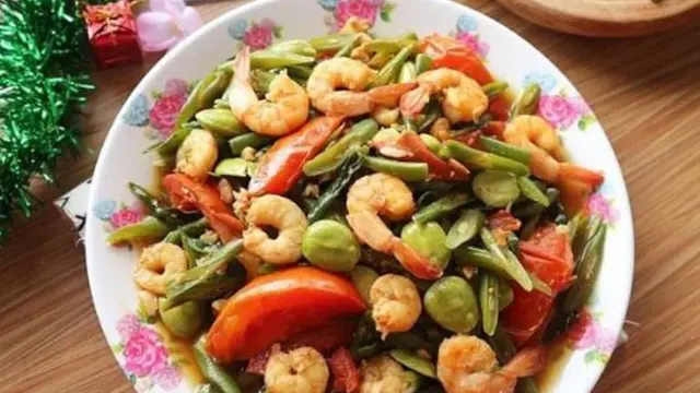 Tauco Udang Buncis Cabai Hijau
