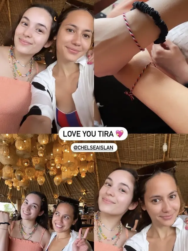 Pevita Pearce dan Chelsea Islan Bikin Gagal Fokus Tanpa Polesan Makeup/dok. @pevpearce