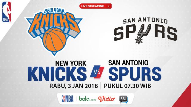 San Antonio Spurs Vs New York Knicks