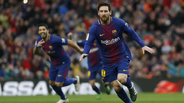 FOTO: Lionel Messi Antar Barcelona Kalahkan Atletico Madrid