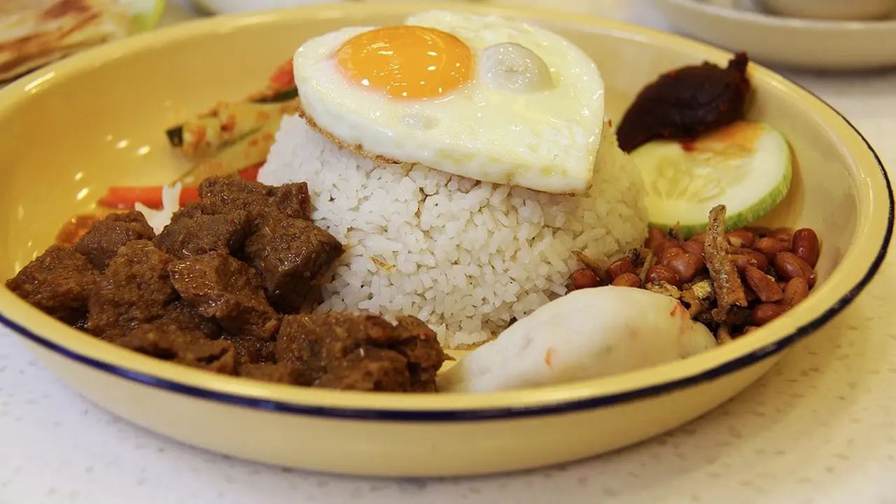 Ilustrasi Nasi Daging