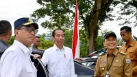 Presiden Joko Widodo melakukan kunjungan kerja di Sulbar (Foto: Liputan6.com/Istimewa)