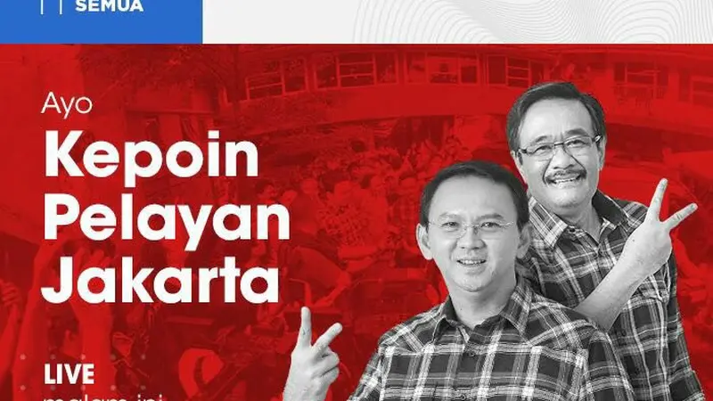 Ahok-Djarot blusukan online