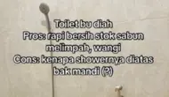 Konten review toilet tetangga saat silaturahmi Idulfitri banjir kritik. (dok. tangkapan layar video TikTok @rckyrm14/https://www.tiktok.com/@rckyrm14/photo/7357519801599757573)