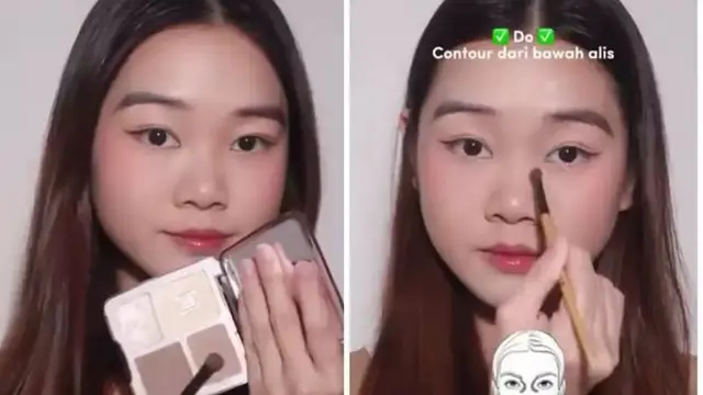 Teknik Kontur yang Tepat untuk Hidung Lebar
