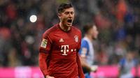 Penyerang Bayern Munchen asal Polandia, Robert Lewandowski. (AFP PHOTO/Lukas Barth)
