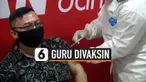 Vaksin untuk tenaga pendidikan hari ini di mulai di Jakarta. DiJakarta Selatan guru-guru antusias dan senang, mereka berharap program ini berjalan dengan baik dan terus dilakukan.