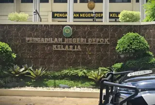 Suasana di  Pengadilan Negeri (PN) Depok pasca KPK melalukan OTT. (Foto: Liputan6.com/Dicky Agung).