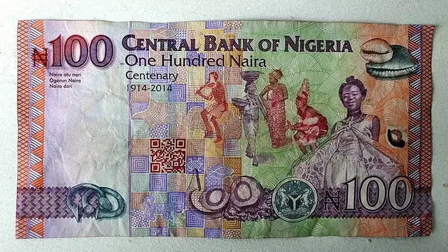 Ilustrasi Naira, mata uang Nigeria