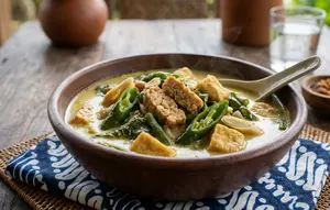 Resep Lodeh Tempe Cabai Hijau, Masakan Gurih Pedas yang Menggugah Selera