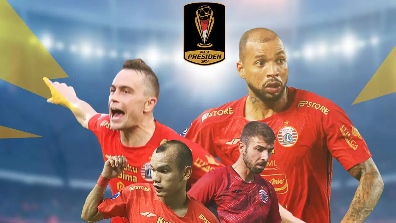 Piala Presiden 2024 - 4 Pemain Kunci Persija yang Bisa Menyengsarakan Arema FC