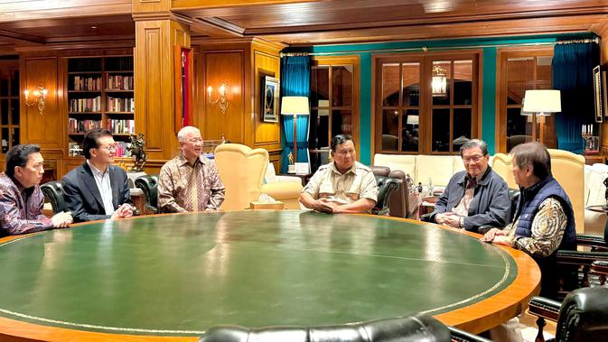 Prabowo Gelar Pertemuan dengan Pengusaha Besar Prajogo hingga Aguan, Ini yang Dibahas