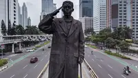 Patung Jenderal Sudirman Tetap Berdiri Tegak di Dukuh Atas
