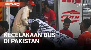 Setidaknya 17 peziarah Pakistan tewas dalam kecelakaan bus saat bepergian ke tempat suci di Balochistan untuk merayakan Idul Fitri. Kecelakaan itu terjadi pada Rabu (10/4/2024) malam, kata para pejabat, ketika kendaraan kehilangan kendali jatuh ke ju...