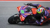 Pembalap Pramac Racing, Franco Morbidelli. (PATRICIA DE MELO MOREIRA / AFP)