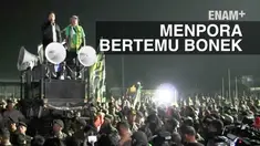 Menteri Pemuda dan Olahraga Imam Nahrawi akhirnya bertemu dengan ratusan pendukung Persebaya 1927 atau Bonek di stadion Tugu Jakarta Utara. Dalam pertemuan tersebut Menpora berjanji akan memabawa aspirasi Bonek di KLB PSSI