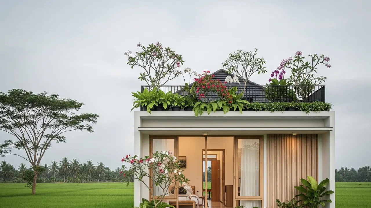 Inspirasi 7x12 Rumah Minimalis Sederhana di Desa