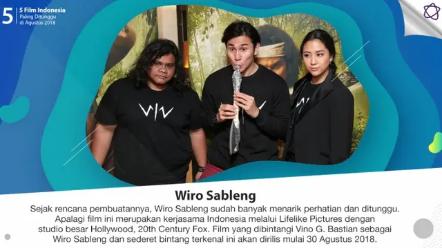 [Bintang] 5 Film Indonesia Paling Ditunggu di Agustus 2018