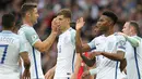  Inggris menang 2-0 atas Malta pada pertandingan Grup F kualifikasi Piala Dunia 2018 zona Eropa di Stadion Wembley, London, Sabtu (8/10/2016). Dua gol Inggris dicetak Daniel Sturridge dan Dele Alli. (AFP/Ian Kington)