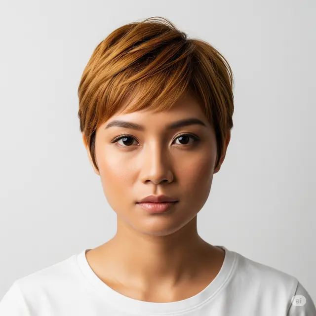 7 Model Rambut Pendek Golden Brown yang Trendy dan Stylish