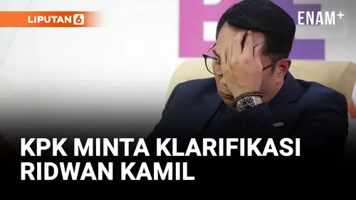 VIDEO: KPK Bakal Panggil Ridwan Kamil Terkait Kasus Bank BJB