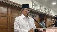 Gubernur DKI Jakarta Pramono Anung mendukung langkah tegas aparat kepolisian dalam menyikapi ancaman bom yang diterima pihak sekolah internasional di Kelapa Gading, Jakarta Utara. (Liputan6.com/Winda Nelfira)