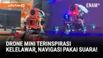 Para ilmuwan di Worcester Polytechnic Institute mengembangkan drone mini yang meniru kelelawar dengan sistem ekolokasi.