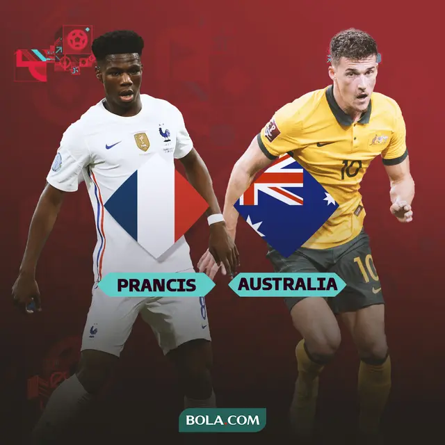 Prediksi Piala Dunia 2022 - Prancis Vs Australia Alternatif
