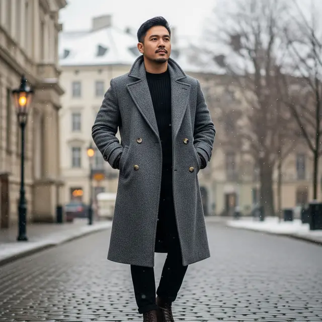 9 Model Outer Wool Tebal Hangat untuk Musim Dingin, Pilihan Hadapi Cuaca Ekstrem
