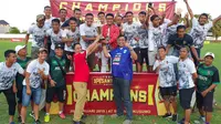 Persatu menjuarai Trofeo Pesantenan yang digelar di Stadion Joyokusumo, Pati (26/2/2019). Persatu menyingkirkan PSIS dan Persipa. (Bola.com/Gatot Susetyo)