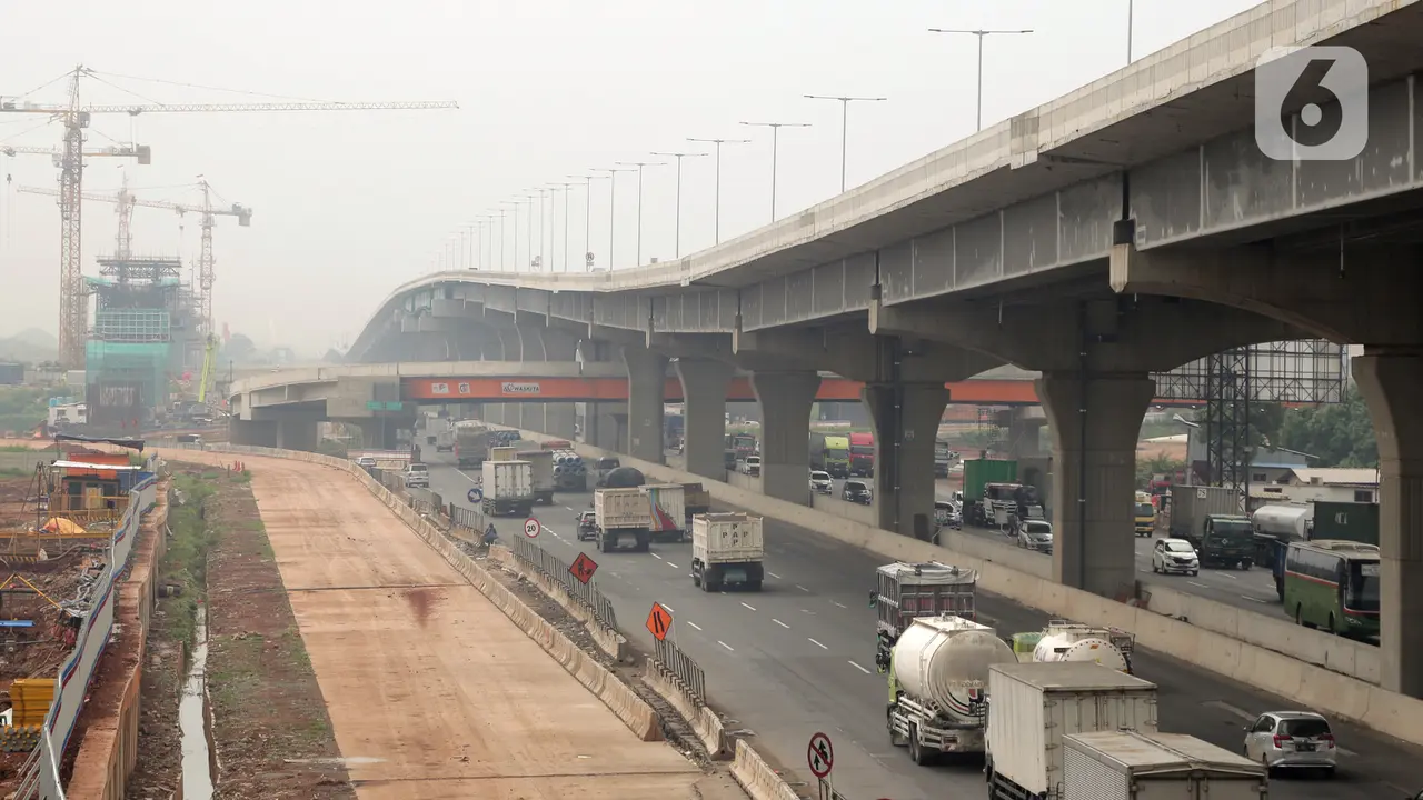 Melihat Tol Layang Jakarta-Cikampek dari Udara