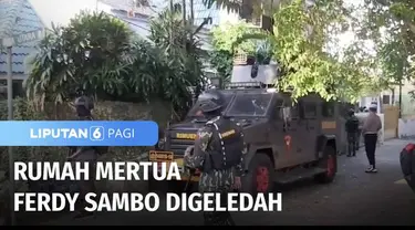 Polisi pada Selasa (09/08) sore menggeledah rumah Irjen Ferdy Sambo di Jalan Duren Tiga, Jakarta Selatan. Polisi juga menggeledah rumah mertua Irjen Ferdy Sambo di Jalan Bangka XI.