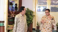 Capres nomor urut satu Anies Baswedan, bertemu dengan Sri Sultan Hamengkubuwono X di sela-sela kegiatan kampanye akbar di Yogyakarta, Rabu (24/1/2024). (Foto: Tim Media AMIN)