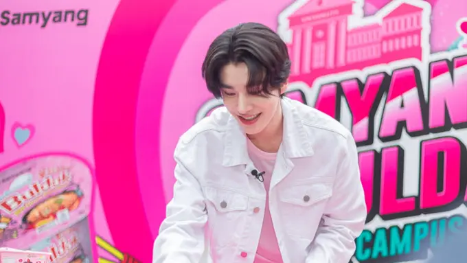 Gaya Kasual ENHYPEN JAKE Bagikan Samyang Buldak Carbonara
