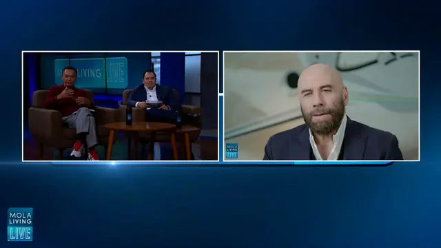 John Travolta dalam Mola Living. (Foto: Mola TV)