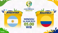 Copa America 2019 - Argentina Vs Kolombia (Bola.com/Adreanus Titus)